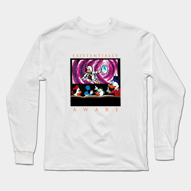 Existential Awareness Long Sleeve T-Shirt by sapanaentertainment